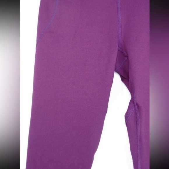 Fabletics Dynamic High-Waisted Lattice 7/8 Yoga Legging Extra Small XS Purple - Picture 5 of 16